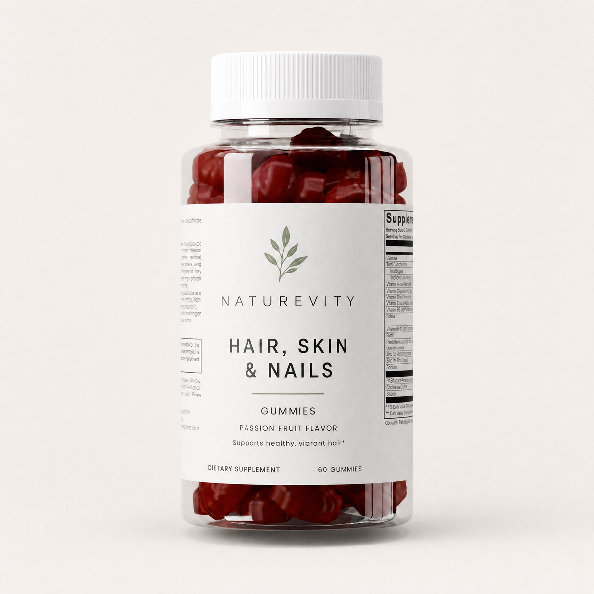Naturevity Hair Skin & Nails Gummies
